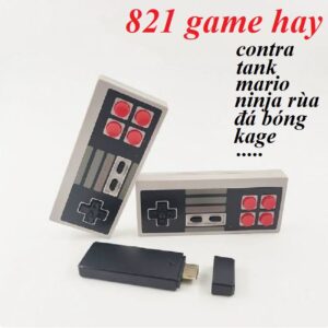 Máy chơi game không dây kết nối HDMI có sẵn 821 game