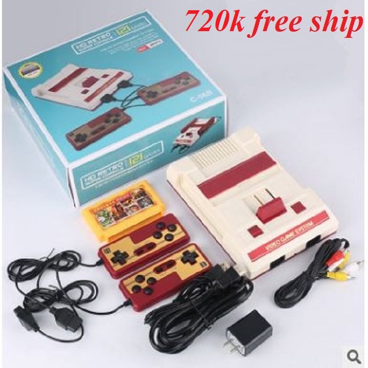 Máy chơi game điện tử 4 nút xưa + băng 500 game - Ảnh 4